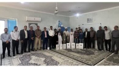 جشن تکلیف فرزندان کارکنان اداره راهداری شهرستان طبس برگزار شد