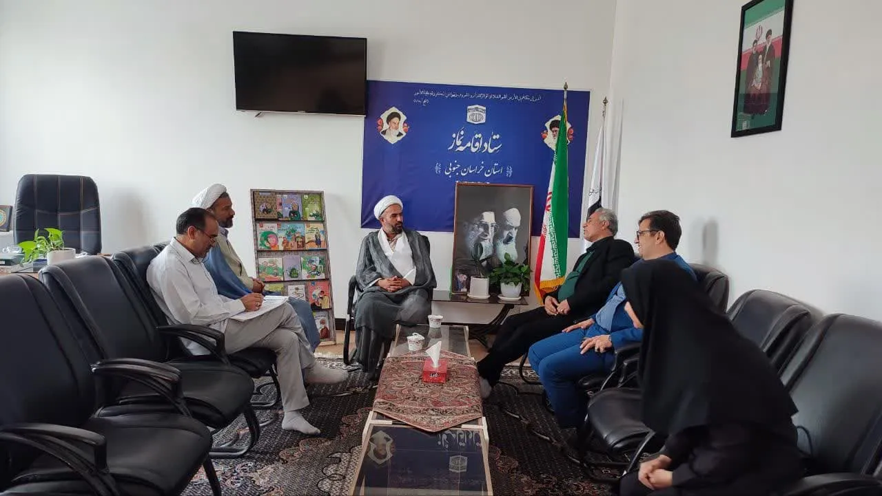 دیدار معاونین اداره کل راهداری استان بامدیر ستاد اقامه نماز خراسان جنوبی