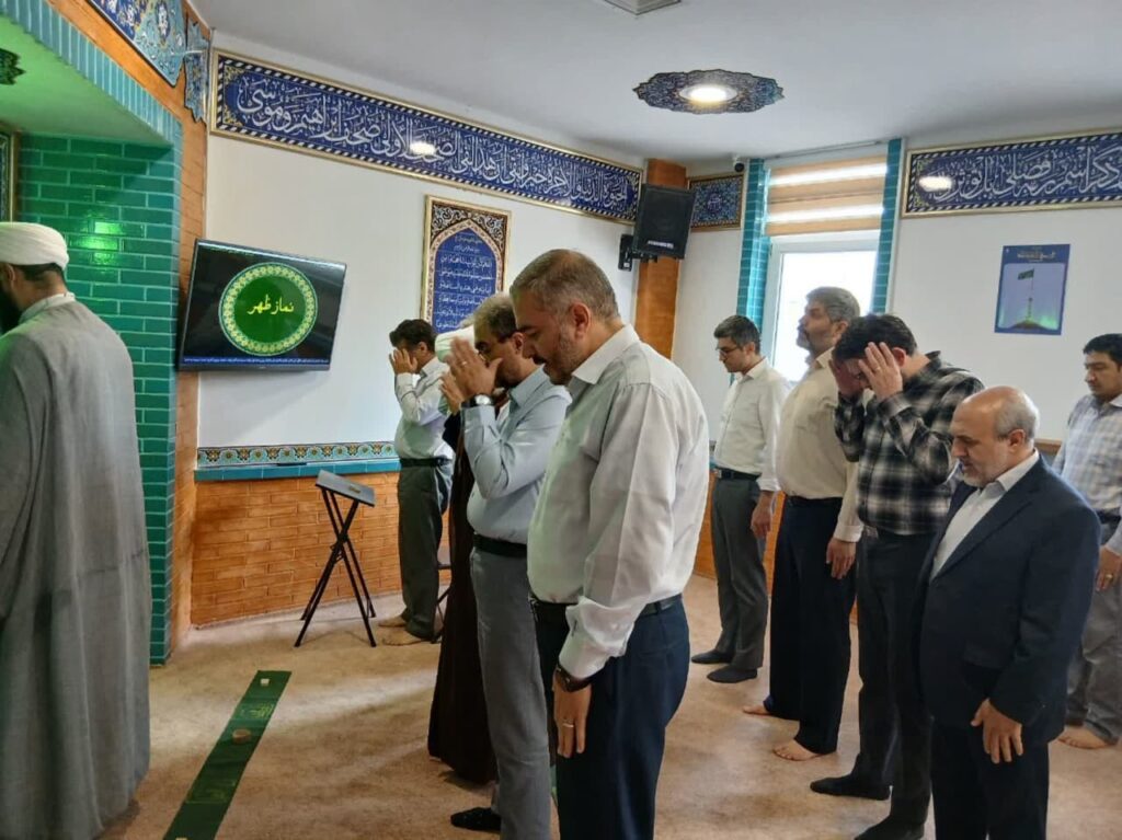 جلسه شورای اقامه نماز اداره کل ارتباطات فناوری اطلاعات زنجان برگزار شد