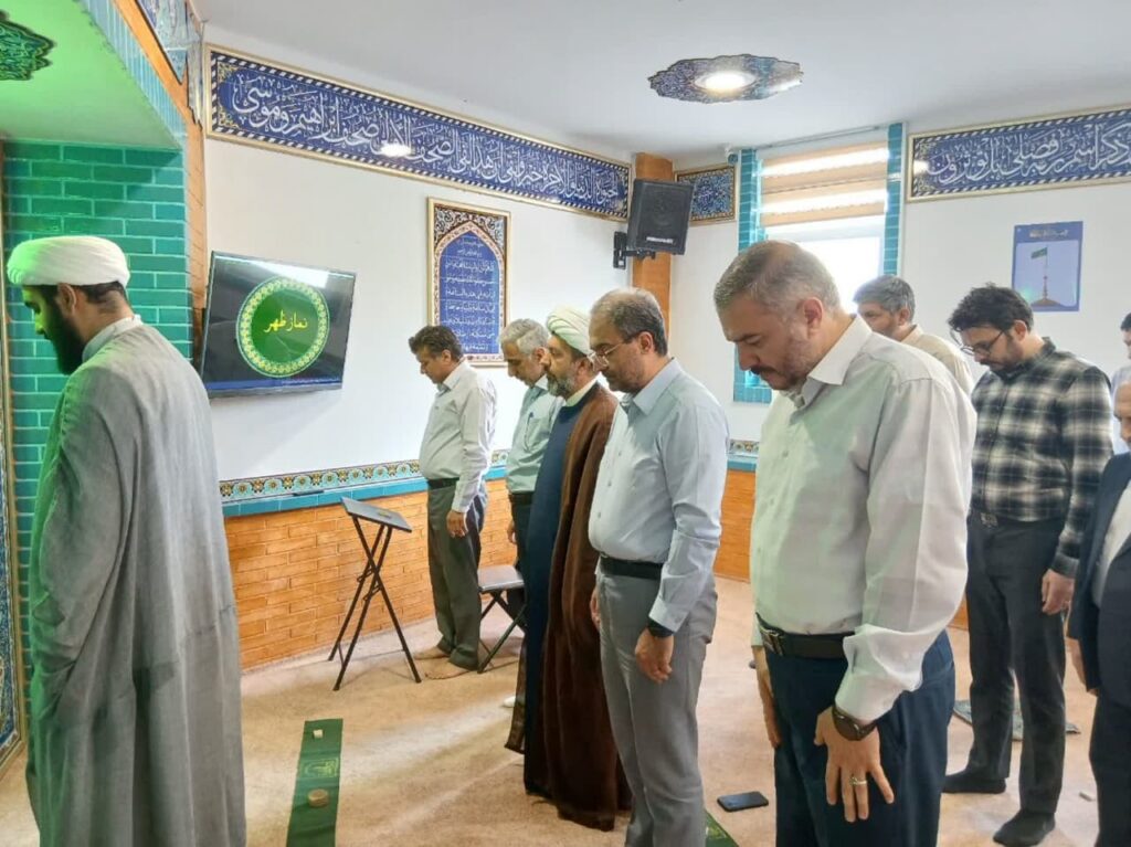 جلسه شورای اقامه نماز اداره کل ارتباطات فناوری اطلاعات زنجان برگزار شد