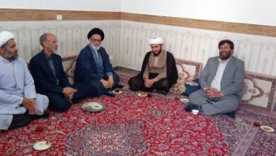 دیدار و تقدیر امام جمعه خدابنده از یاوران نمازی در روستاها