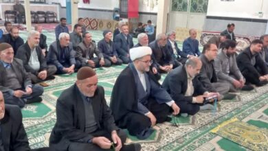 دیدار و بازدید نمازی از روستای خالق آباد شهر قیدار نبی علیه السلام