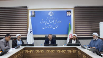 جلسه شوراي اقامه نماز آموزش و پرورش مازندران برگزار شد