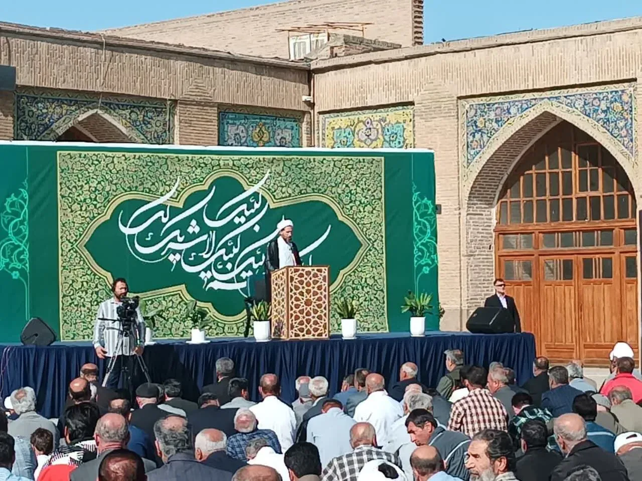 نماز عید قربان در قزوین برگزار شد