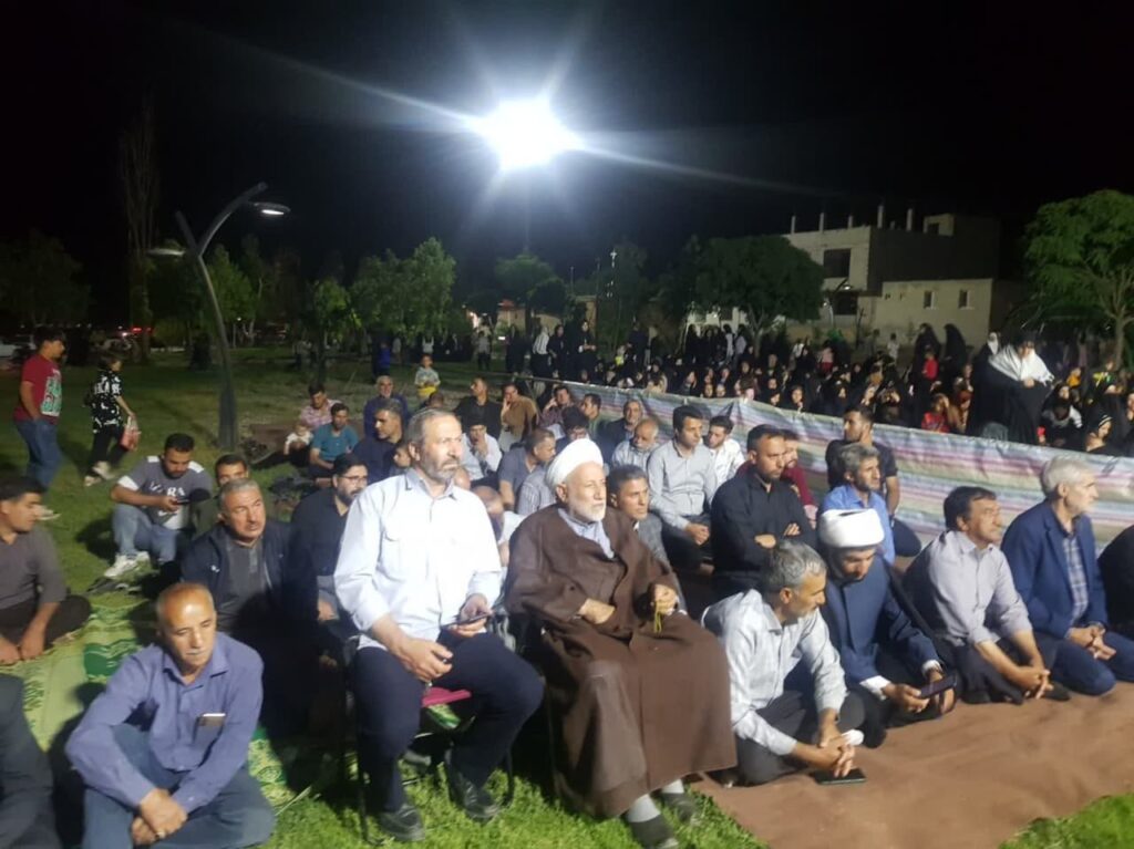 بازدید و حضور دبیر ستاد اقامه نماز ماهنشان در نماز جماعات