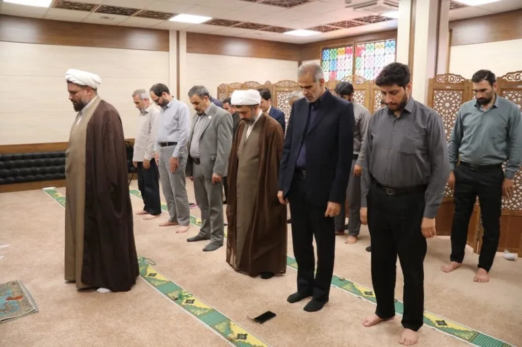جلسه شورای اقامه نماز اداره کل آب فای زنجان برگزار شد