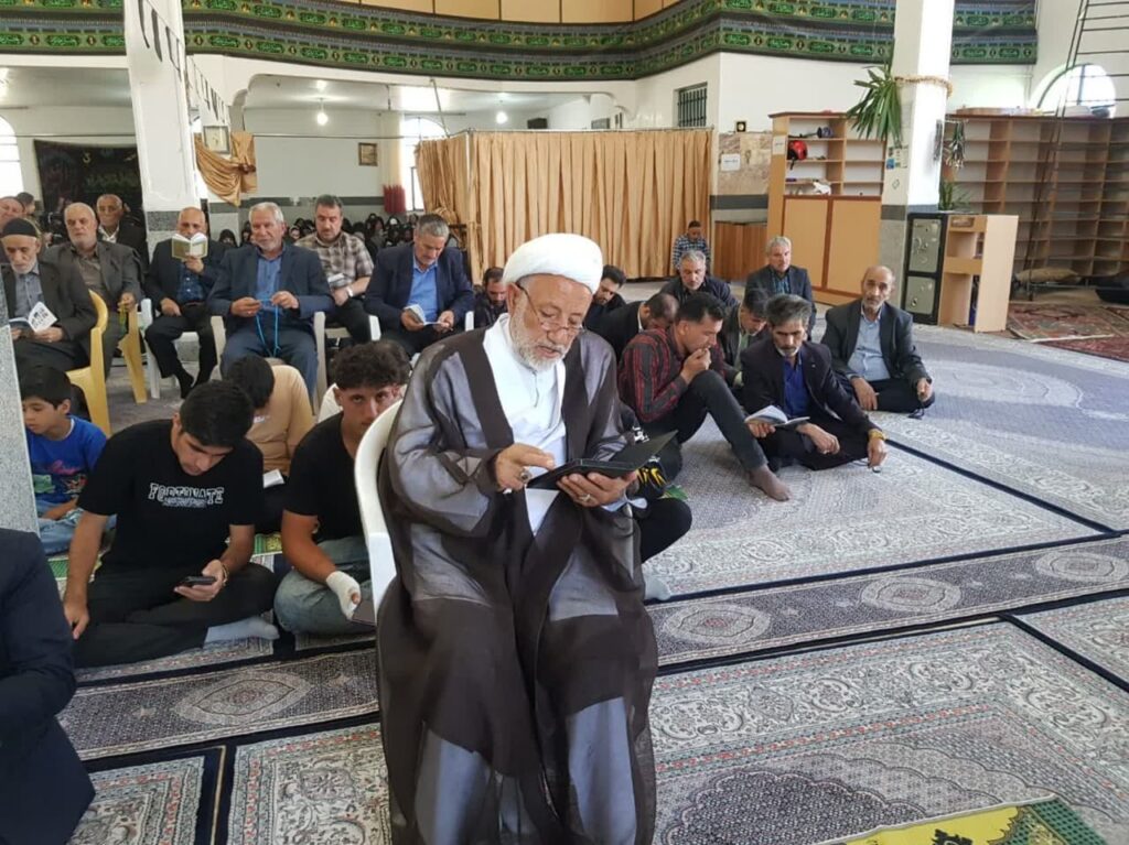بازدید و حضور دبیر ستاد اقامه نماز ماهنشان در نماز جماعات