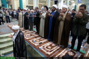 تصویری/ اقامه نماز عید سعید قربان در قم