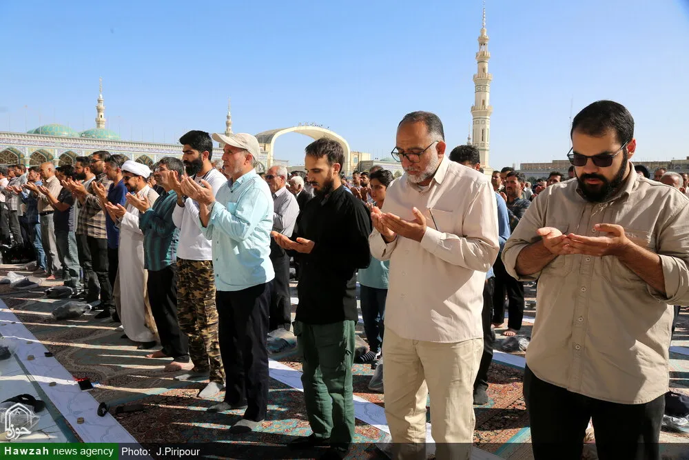 تصویری/ اقامه نماز عید سعید قربان در قم