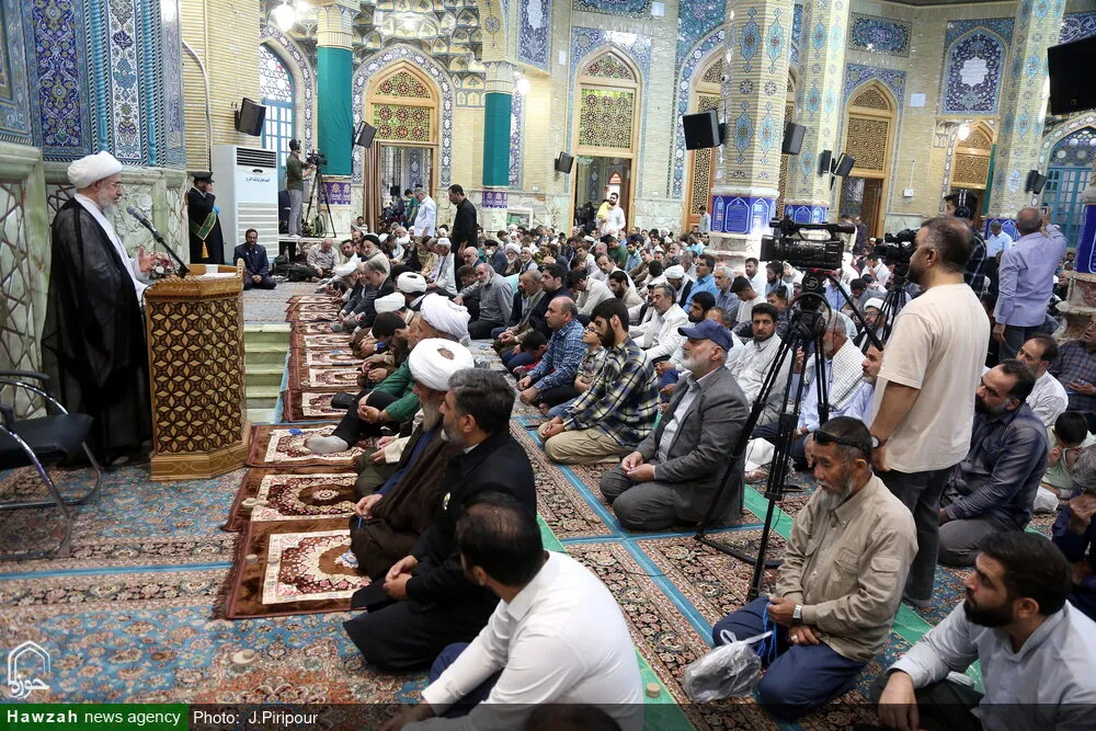 تصویری/ اقامه نماز عید سعید قربان در قم
