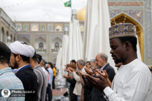 نماز باشکوه عید قربان در حرم مطهر رضوی اقامه شد+گزارش تصویری