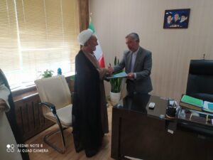 جلسه ای فی ما بین مدیر ستاد اقامه نماز و مدیرکل آموزش و پرورش خراسان رضوی
