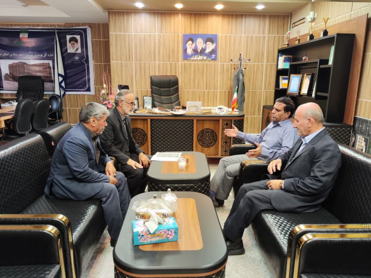 مدیر ستاد اقامه نماز با مدیرکل نوسازی و تجهیز مدارس استان ایلام دیدار کرد
