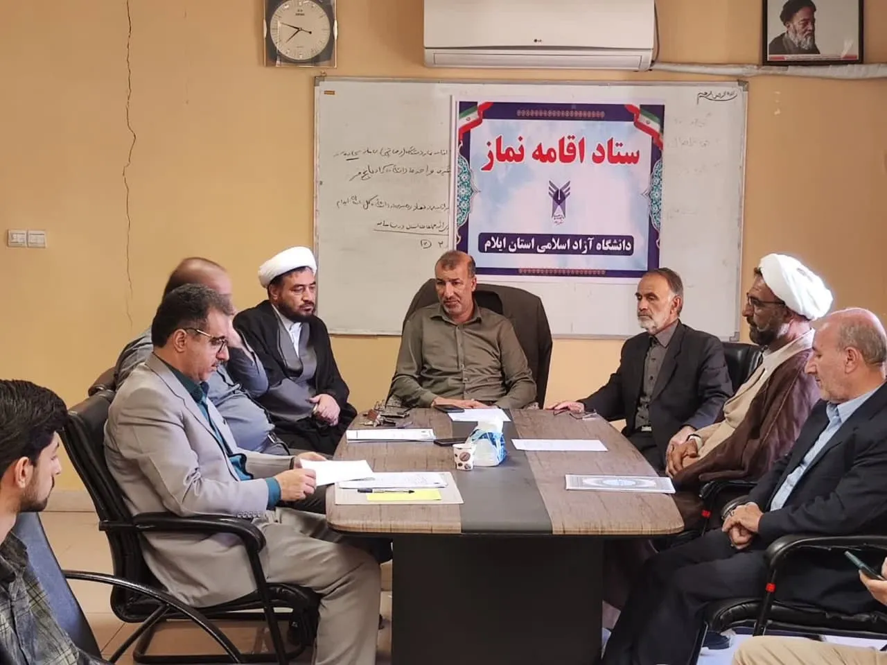 جلسه شورای اقامه نماز دانشگاه آزاد اسلامی واحد ایلام برگزار شد