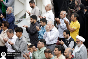 نماز باشکوه عید قربان در حرم مطهر رضوی اقامه شد+گزارش تصویری