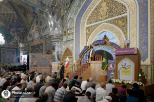 نماز باشکوه عید قربان در حرم مطهر رضوی اقامه شد+گزارش تصویری