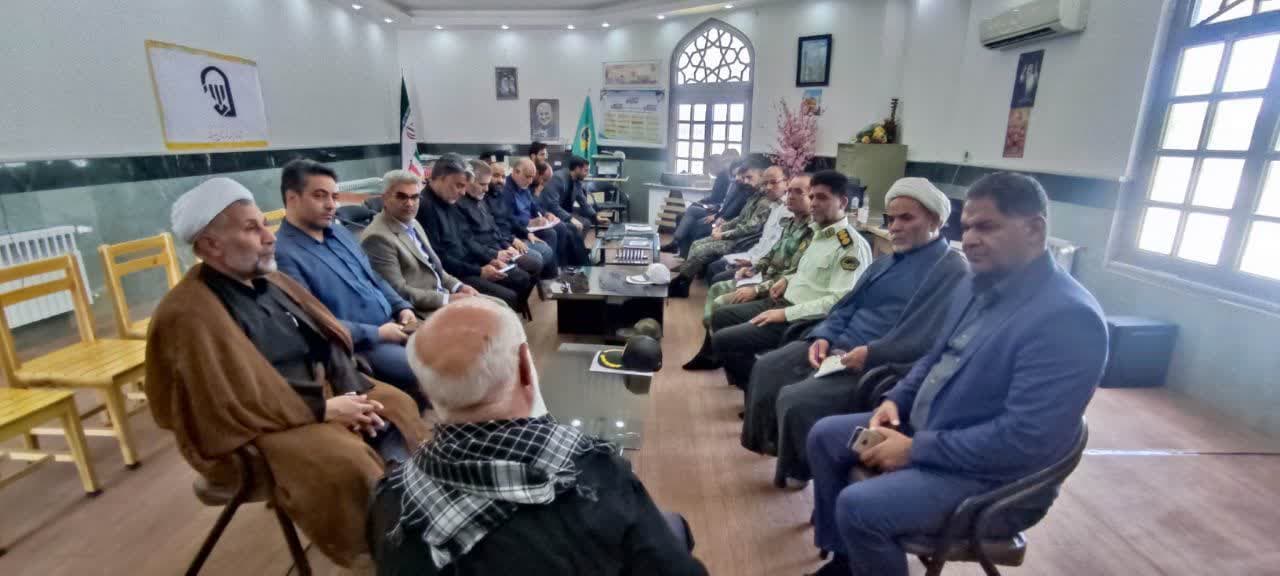 جلسه برنامه ریزی و هماهنگی در راستای برپایی باشکوه فریضه اقامه نماز ظهر عاشورا در بیرجند برگزار شد