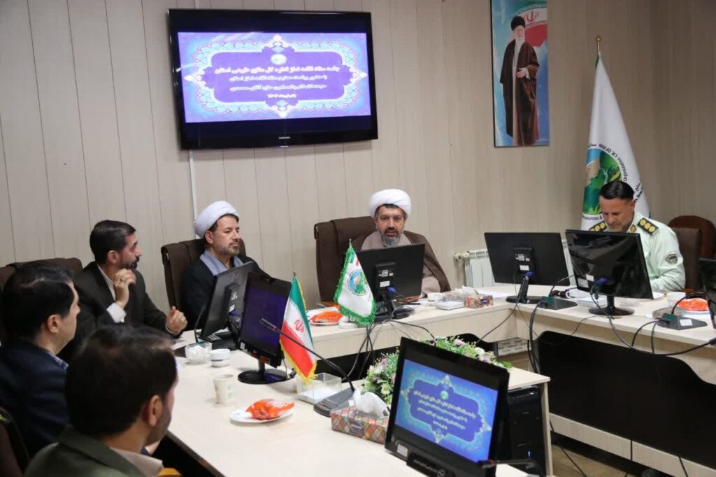 جلسه شورای اقامه نماز اداره کل منابع طبیعی و آبخیزداری استان زنجان برگزار شد