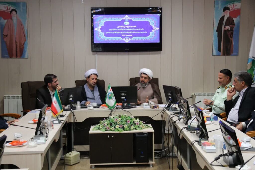 جلسه شورای اقامه نماز اداره کل منابع طبیعی و آبخیزداری استان زنجان برگزار شد