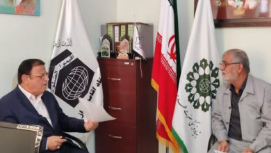 حضور استاندار گلستان در ستاد اقامه نماز