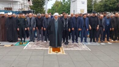 نماز ظهر عاشورا در رشت
