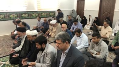 اقامه نماز وحدت بخش ادارات در بهزیستی رفسنجان