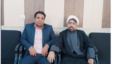 دیدار دبیر ستاد اقامه نماز رودبار جنوب با سپرست آموزش و پرورش سهرستان