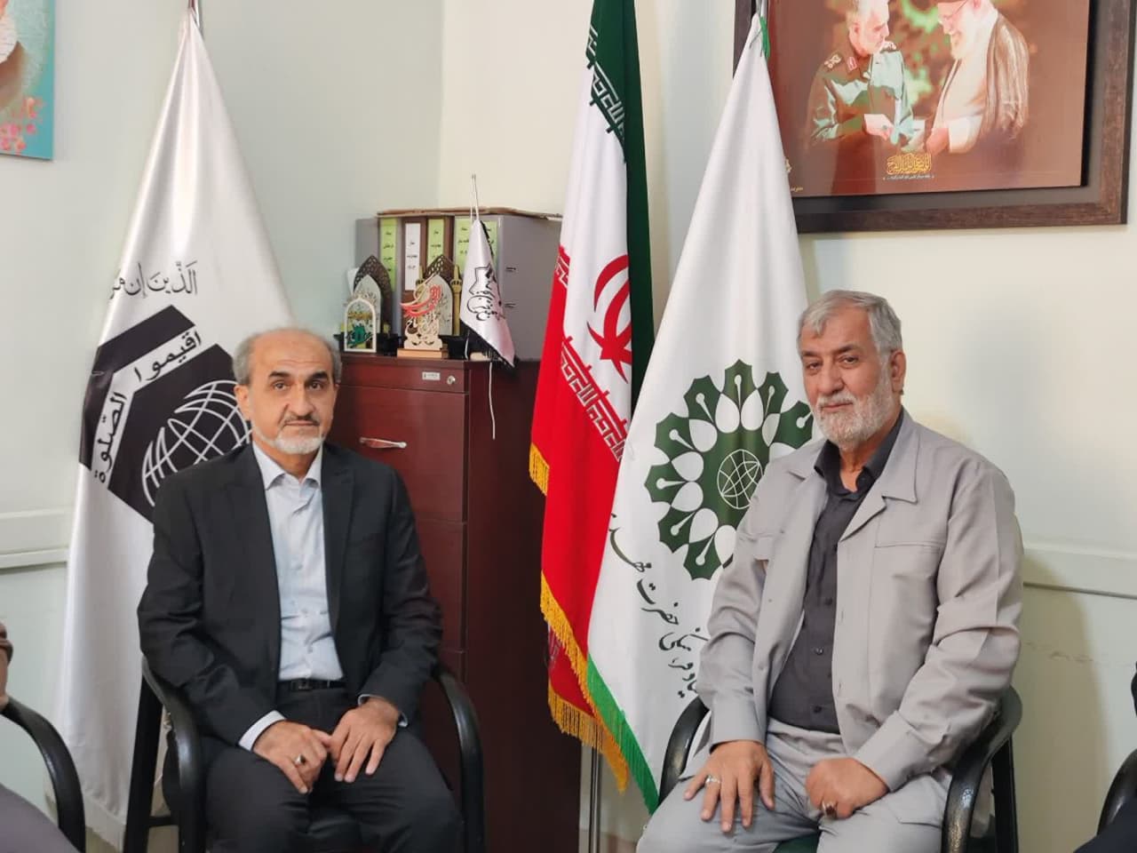 دیدار مدیرکل مدیریت درمان تامین اجتماعی گلستان با مدیر ستاد اقامه نماز
