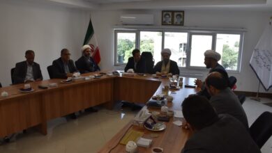 جلسه شورای اقامه نماز اداره کل اقتصاد و دارایی تبریز