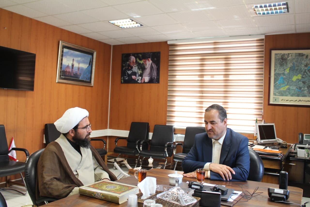 مدیر ستاد اقامه نماز استان با فرماندار شهرستان اراک دیدار کرد