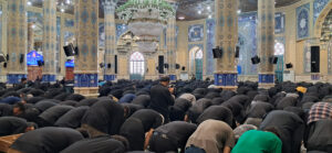 گزارش تصویری/ نماز ظهر عاشورا در قم