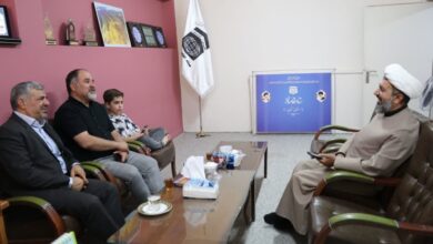 دیدار مدیر ستاد اقامه نماز با مدیرعامل شرکت تبلیغاتی کان