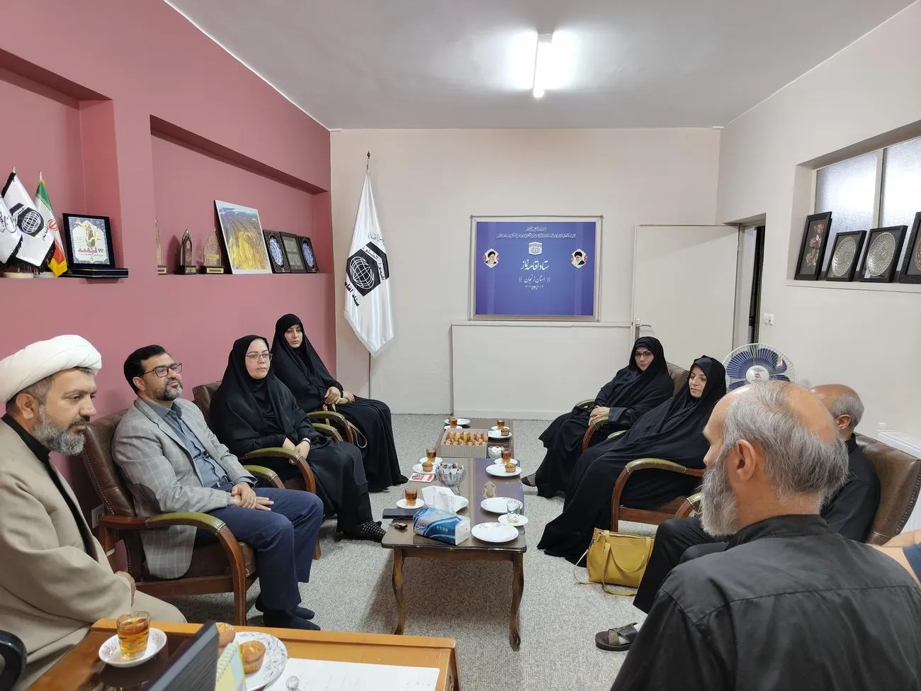دیدار و گفتگوی اصحاب رسانه صدا با مدیر ستاد اقامه نماز زنجان
