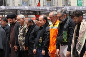 گزارش تصویری/ نماز ظهر تاسوعای حسینی در قم