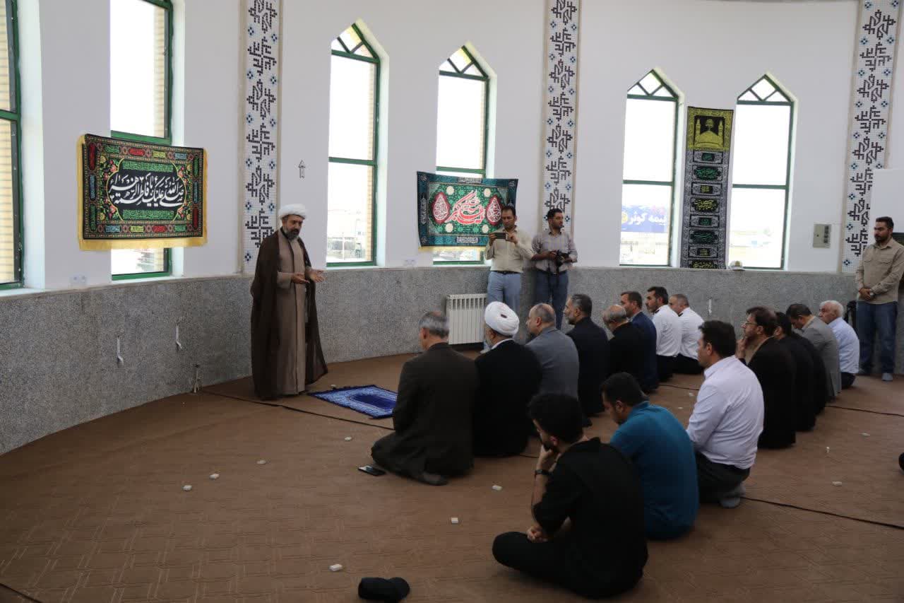 افتتاح نمازخانه عوارضی آزادراه زنجان به تبریز