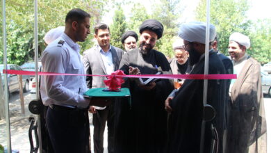 مراسم افتتاح نمازخانه بیمارستان زعیم شریف‌آباد