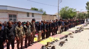 اقامه نماز ظهر عاشورا در حرم مطهر رضوی