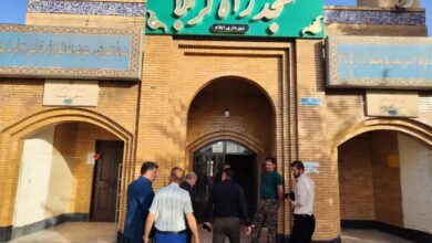 بازدید مشترک مدیر ستاد اقامه نماز و شهردار ایلام از مسجد راه کربلا