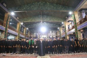 اقامه نماز ظهر عاشورا در سراسر استان یزد + گالری تصاویر