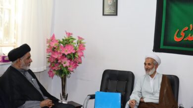 دیدار مدیر ستاد اقامه نماز استان یزد با امام جمعه شهرستان بهاباد