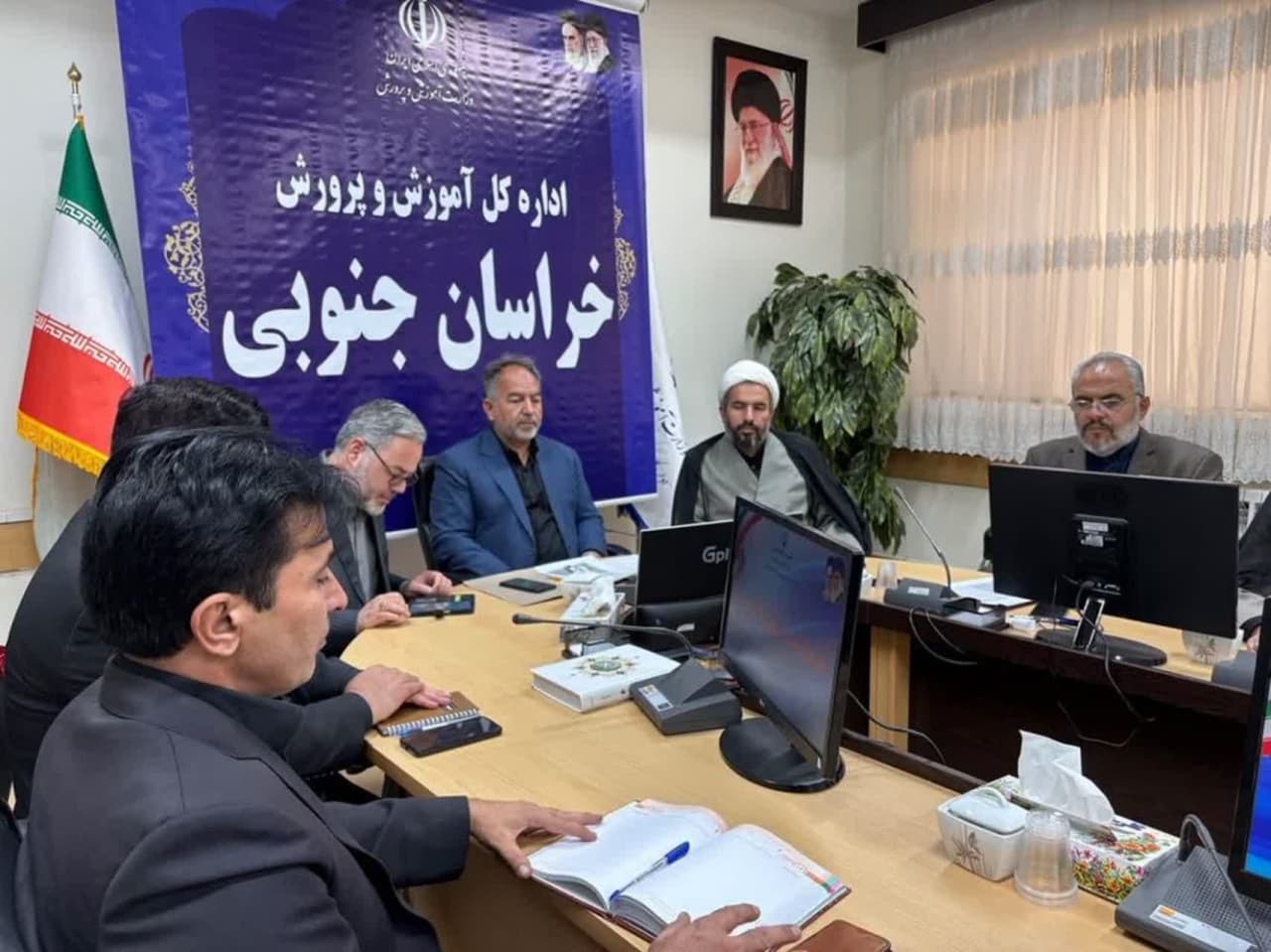 چهارمین جلسه ي شوراي عالی توسعه و ترویج فرهنگ اقامه نماز آموزش و پرورش خراسان جنوب