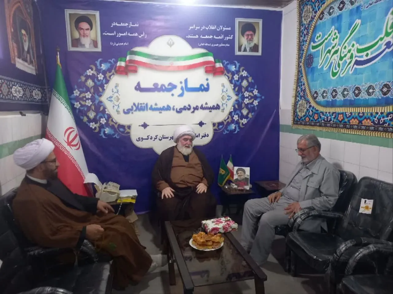 دیدار مدیر ستاد اقامه نماز گلستان با امام جمعه جدید شهرستان کردکوی