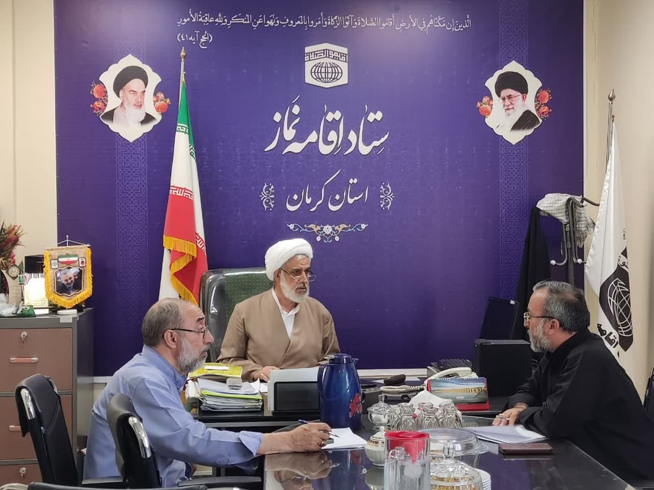 جلسه برنامه ریزی معارف فرهنگی نماز و مسجد در کرمان