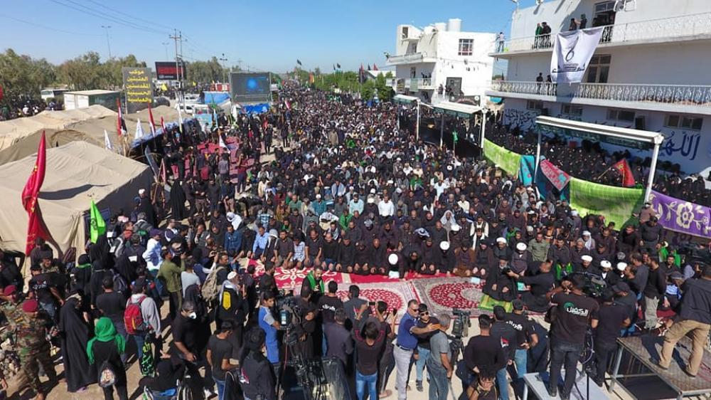 گزارش آماری برپایی نماز جماعت در مسیر نجف تا کربلا