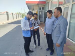 بازدید از نماز خانه های بین راهی شهرستان آذرشهر