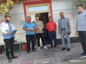 بازدید از نماز خانه های بین راهی شهرستان آذرشهر