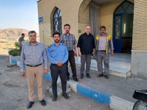 بازدید از نمازخانه های بین راهی شهرستان مراغه