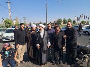 بازدید از نمازخانه های بین راهی شهرستان مراغه