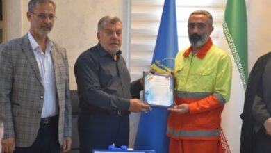 مراسم تجلیل از تجلی ایمان در وقت کار و تلاش تبریز