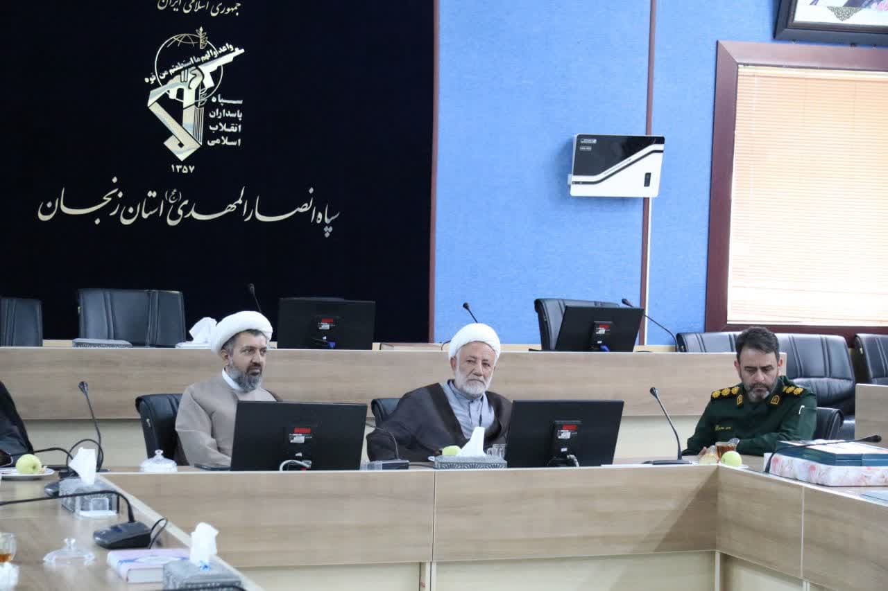 دیدار مدیر ستاد اقامه نماز زنجان با فرمانده جدید سپاه انصار المهدی